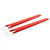 VEVOR Forklift Extensions 84 x 5.5 in, 5500 lbs Load Capacity & Bottom Lock, for Forklifts and Forklift Trucks, Heavy-Duty Industrial Steel Pallet Fork Attachments, Extended Load Handling, Red, 1 Pair