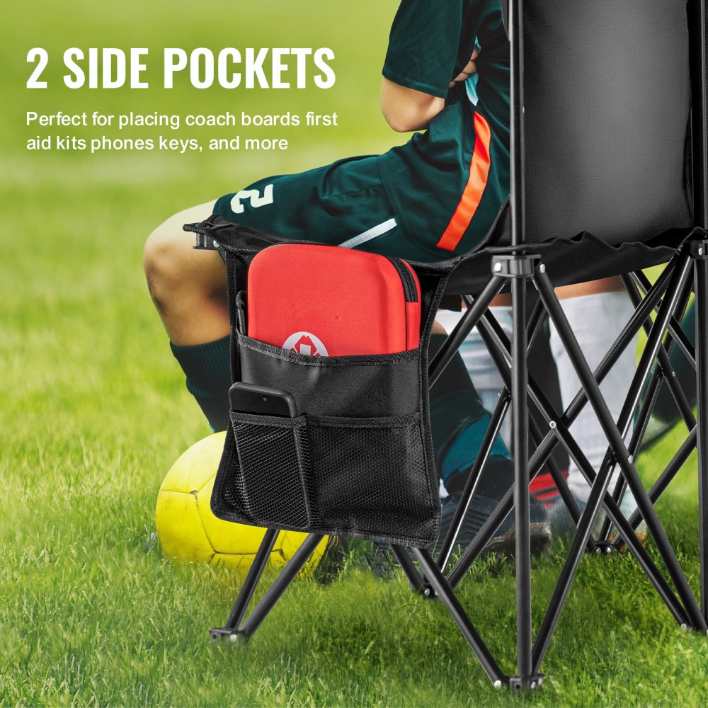 Vevor Folding Bench 8-Seat Portable Sideline Sports