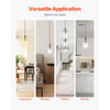 VEVOR 1-Light Pendant Light, 2 Pack, Kitchen Island Lights with Clear Glass Shade & Hanging Cord, Black and Gold Finish, Adjustable Height, Pendant Lighting for Bedroom, Hallway, Entryway, Kitchen