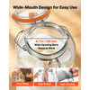 VEVOR 1 Gallon Glass Fermentation Jar, Wide Mouth Container Kit, 2-Pack, for Making Sauerkraut, Kimchi, Pickles and Vegetables, Glass Jars for Beginners with Airlocks, Latch Lids, and Silicone Rings