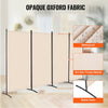 VEVOR Room Divider, 4 Panel Room Divider, Folding Privacy Screen and Portable Partition Divider for Room Separation, Freestanding Room Partitions for Office, Bedroom, Study, Beige