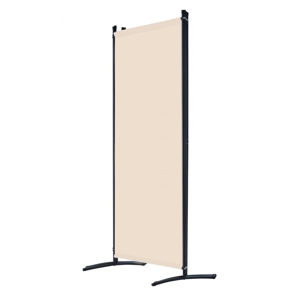 VEVOR Room Divider, 4 Panel Room Divider, Folding Privacy Screen and Portable Partition Divider for Room Separation, Freestanding Room Partitions for Office, Bedroom, Study, Beige