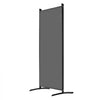 VEVOR Room Divider, 4 Panels Room Divider, Folding Privacy Screen and Portable Partition Divider for Room Separation, Freestanding Room Partitions for Office, Bedroom, Study, Grey