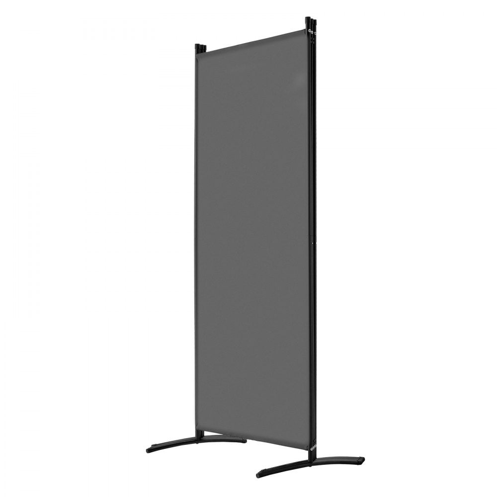 VEVOR Room Divider, 4 Panels Room Divider, Folding Privacy Screen and Portable Partition Divider for Room Separation, Freestanding Room Partitions for Office, Bedroom, Study, Grey