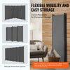 VEVOR Room Divider, 6 Panel Room Divider, Folding Privacy Screen and Portable Partition Divider for Room Separation, Freestanding Room Partitions for Office, Bedroom, Study, Grey