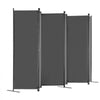 VEVOR Room Divider, 6 Panel Room Divider, Folding Privacy Screen and Portable Partition Divider for Room Separation, Freestanding Room Partitions for Office, Bedroom, Study, Grey