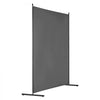 VEVOR Room Divider, Single Panel Room Divider, 6FT Privacy Screen Indoor, Partition Divider for Room Separation, Freestanding Room Divider Panel for Office, Bedroom, Grey