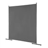 VEVOR Room Divider, Single Panel Room Divider, 6FT Privacy Screen Indoor, Partition Divider for Room Separation, Freestanding Room Divider Panel for Office, Bedroom, Grey