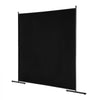 VEVOR Room Divider, Single Panel Room Divider, 6FT Privacy Screen Indoor, Partition Divider for Room Separation, Freestanding Room Divider Panel for Office, Bedroom, Black