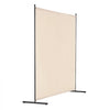 VEVOR Room Divider, Single Panel Room Divider, 6FT Privacy Screen Indoor, Partition Divider for Room Separation, Freestanding Room Divider Panel for Office, Bedroom, Beige