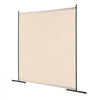 VEVOR Room Divider, Single Panel Room Divider, 6FT Privacy Screen Indoor, Partition Divider for Room Separation, Freestanding Room Divider Panel for Office, Bedroom, Beige