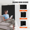 VEVOR Room Divider, 3 Panel Room Divider, Folding Privacy Screen and Portable Partition Divider for Room Separation, Freestanding Room Partitions for Office, Bedroom, Study, Black