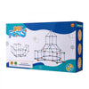 VEVOR Fort Building Kit for Kids, 120PCS STEM Building Toys, Educational Gift for 4 5 6 7 8+ Year Old Boys & Girls, Indoor Outdoor Play Tent Builder Set Construction Toys with 80 Rods and 40 Balls