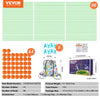 VEVOR Fort Building Kit for Kids, 140PCS Glow in The Dark STEM Building Toys, Educational Gift for 4 5 6 7 8+ Year Old Boys & Girls Indoor Outdoor Play Tent Construction Toys with 96 Rods and 44 Balls