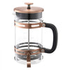 VEVOR French Press Coffee Maker, 34 Ounce 1 Liter Borosilicate Glass Coffee Press Tea Maker with Stainless Steel Filter, Large Glass French Presses Cold Brew for Camping Travel Home Kitchen, Copper