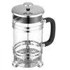 VEVOR French Press Coffee Maker, 34 Ounce 1 Liter Borosilicate Glass Coffee Press Tea Maker with Stainless Steel Filter, Large Glass French Presses Cold Brew for Camping Travel Home Kitchen, Silver