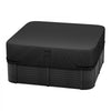 VEVOR Outdoor Hot Tub Cover, 76 x 76 x 20 Inch Weatherproof and Waterproof Hot Tub Cover Protector, 600D Heavy Duty Oxford Fabric and 950N Tearing Strength, Square Spa Covers for Hottub, Black