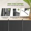 VEVOR Room Divider, 3 Panel Room Dividers and Folding Privacy Screens, Fabric Partition Room Dividers for Office, Bedroom, Dining Room, Study, Freestanding, Gray