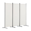 VEVOR Room Divider, 3 Panel Room Dividers and Folding Privacy Screens , Fabric Partition Room Dividers for Office, Bedroom, Dining Room, Study, Freestanding, White