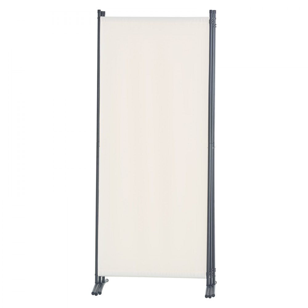 VEVOR Room Divider, 3 Panel Room Dividers and Folding Privacy Screens , Fabric Partition Room Dividers for Office, Bedroom, Dining Room, Study, Freestanding, White