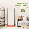 VEVOR Room Divider, 3 Panel Room Dividers and Folding Privacy Screens , Fabric Partition Room Dividers for Office, Bedroom, Dining Room, Study, Freestanding, White