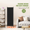 VEVOR Room Divider,  4 Panel Room Dividers and Folding Privacy Screens, Fabric Partition Room Dividers for Office, Bedroom, Dining Room, Study, Freestanding, Black