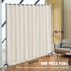 VEVOR Room Divider, Portable Panel Room Divider with Wheels Curtain Divider Stand, Freestanding Room Divider Privacy Screen for Office, Bedroom, Dining Room, Study, Beige