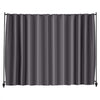 VEVOR Room Divider, Portable Panel Room Divider with Wheels Curtain Divider Stand, Freestanding Room Divider Privacy Screen for Office, Bedroom, Dining Room, Study, Gray