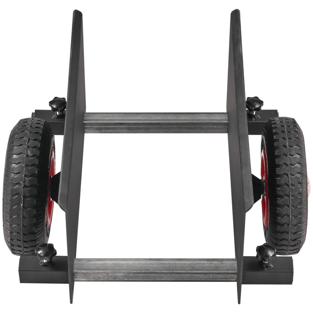 VEVOR Panel Dolly, 600LBS Capacity Slab Dolly, Heavy-duty Drywall Mover with 8" Pneumatic Wheels, Adjustable Clamp Panel Cart for Drywall Sheet, Material Handling, All Terrain Moving Cart
