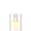 VEVOR Pillar Candles and Glass Vases Set 72 Pcs, Clear Cylinder Hurricane Candle Holders for Wedding Centerpieces, Tall Vase for Table Decor, Wedding Party, Thanksgiving,White (2.56" x 4.7",5.9",7.9")