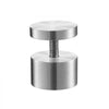 VEVOR Glass Clamp, 10 PCS Round Glass Railing Bracket for 0.31 "-0.62 " Tempered Glass, 316 Stainless Steel Glass Mounting Clamp, Glass Shelf Bracket for Balcony, Garden, Pool, Stair, Silver
