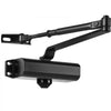 VEVOR Door Closer, Automatic Door Closer Commercial or Residential Use for Door Weights 100 Lbs, Adjustable Size Hydraulic Buffer Door Closers Heavy Duty Cast Aluminum Body, Easy Install, Black