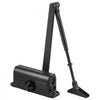 VEVOR Door Closer, Automatic Door Closer Commercial or Residential Use for Door Weights 100 Lbs, Adjustable Size Hydraulic Buffer Door Closers Heavy Duty Cast Aluminum Body, Easy Install, Black