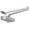 VEVOR Door Closer, Automatic Door Closer Commercial or Residential Use for Door Weights 100 Lbs, Adjustable Size Hydraulic Buffer Door Closers Heavy Duty Cast Aluminum Body, Easy Install, Silver