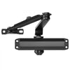 VEVOR Door Closer, Automatic Door Closer Commercial or Residential Use for Door Weights 150 Lbs, Adjustable Size Hydraulic Buffer Door Closers Heavy Duty Cast Aluminum Body, Easy Install, Black