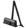 VEVOR Door Closer, Automatic Door Closer Commercial or Residential Use for Door Weights 150 Lbs, Adjustable Size Hydraulic Buffer Door Closers Heavy Duty Cast Aluminum Body, Easy Install, Black