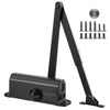 VEVOR Door Closer, Automatic Door Closer Commercial or Residential Use for Door Weights 150 Lbs, Adjustable Size Hydraulic Buffer Door Closers Heavy Duty Cast Aluminum Body, Easy Install, Black