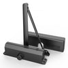 VEVOR Door Closer, Automatic Door Closer Commercial or Residential Use for Door Weights 330 Lbs, Adjustable Size Hydraulic Buffer Door Closers Heavy Duty Cast Aluminum Body, Easy Install, Black