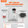 VEVOR VFD 7.5KW, 34A, 10HP Variable Frequency Drive for 3-Phase Motor Speed Control