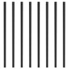VEVOR Staircase Metal Balusters, 29.5'' x 1'' Flat Aluminum Alloy Decorative Banister Spindles, 51 Pack Deck Baluster with Screws, Classic Hollow Deck Railing Satin Black Powder Coated for Porch