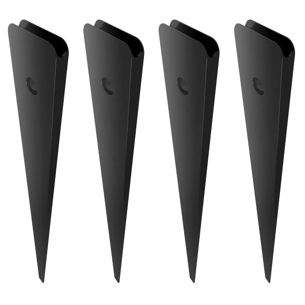 VEVOR Staircase Metal Balusters, 32.28" x 1" x 0.2" Flat Aluminum Alloy Decorative Banister Spindles, 51 Pack Deck Baluster with Screws, Classic Hollow Deck Railing Satin Black Powder Coated for Porch