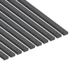 VEVOR 61 Pack Deck Balusters, 29.5 in Galvanized Steel Railing Spindles, Hollow Rectangle Metal Decking Stair Balusters with Pre-Drilled Hole, End Caps, Screws, for Deck, Porch & Stair Railing, Black