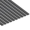 VEVOR 61 Pack Deck Balusters, 32.28 in Galvanized Steel Railing Spindles, Hollow Rectangle Metal Decking Stair Balusters with Pre-Drilled Hole, End Caps, Screws, for Deck, Porch & Stair Railing, Black
