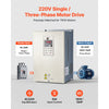 VEVOR 15HP 11KW 50A VFD, Single/3-Phase 220V Input to 3-Phase 220V Output, 0–2000Hz Variable Frequency Drive, Built-in PID for Constant Pressure Water Supply, Precision Motor Speed Control