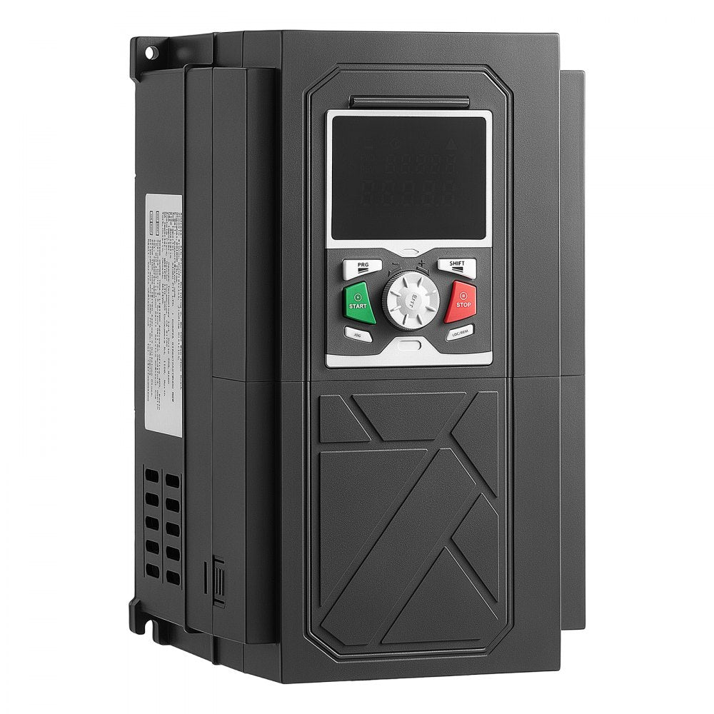 VEVOR 10HP 7.5KW 20.5A Variable Frequency Drive, 3-Phase AC480V Input/Output, 3 Phase to 3 Phase, 0–500Hz Output VFD, V/F SVC Control Modes for Precision Motor Speed Control