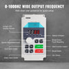 VEVOR Variable Frequency Drive, AC 220V Input 4KW Variable Frequency CNC Drive Inverter Converter, VFD 5.5HP 1 or 3 Phase Input, 3 Phase Output, CNC Motor Inverter Converter for Motor Speed Control