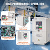 VEVOR Variable Frequency Drive, AC 220V Input 4KW Variable Frequency CNC Drive Inverter Converter, VFD 5.5HP 1 or 3 Phase Input, 3 Phase Output, CNC Motor Inverter Converter for Motor Speed Control