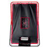 VEVOR Baseball And Softball Rebounder Net, 3.5 x 4.5 ft 2-in-1 Switch Hitter Pitch Trainer, PitchBack Baseball Pitching Return Trainer Nest, Bounce Back Net for Fielding/Throwing Practice