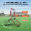 VEVOR Baseball And Softball Rebounder Net, 4 x 5.5 ft PitchBack Baseball Pitching Nest, Pitch Return Trainer Rebound Net with Pitching Target, All Angle Fielding Rebound Net for Grounders Pop Flies