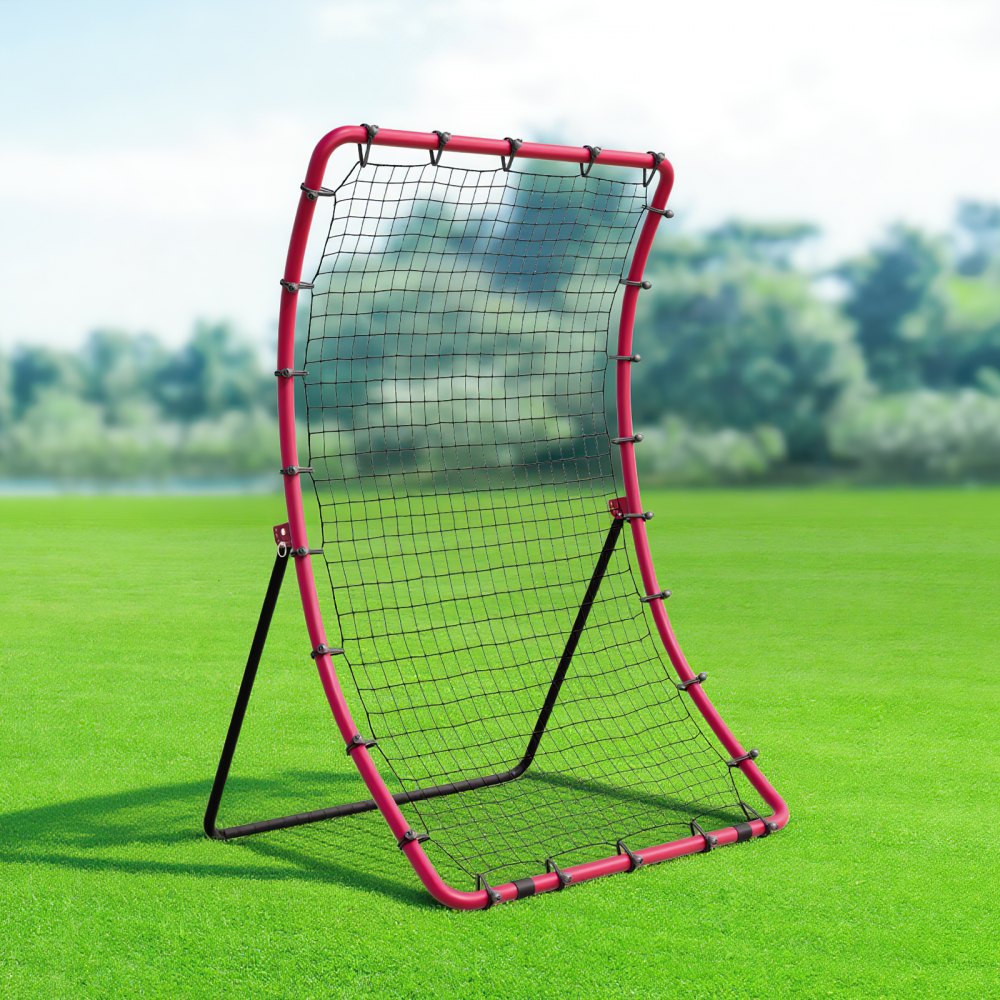 VEVOR Baseball And Softball Rebounder Net, 4 x 5.5 ft PitchBack Baseball Pitching Nest, Pitch Return Trainer Rebound Net with Pitching Target, All Angle Fielding Rebound Net for Grounders Pop Flies